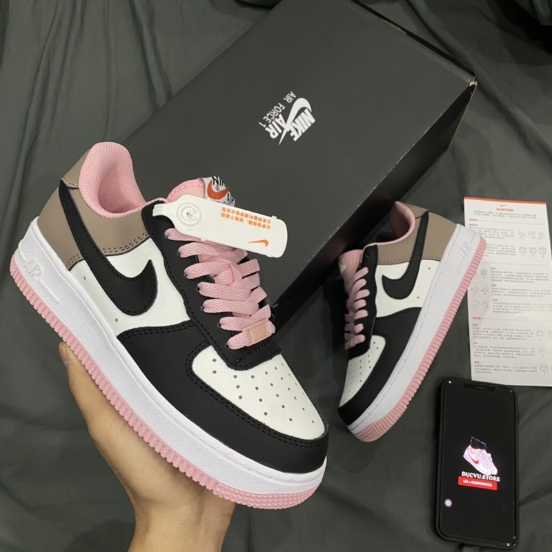 GIÀY AF1 LOW hồng nâu 1:1 sc [ FULL BOX + FREE SHIP ]