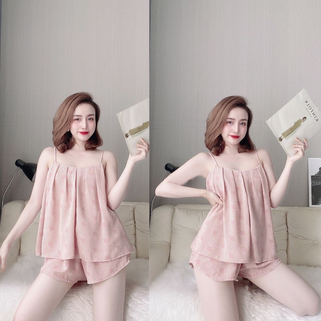 Đồ Ngủ Nữ BIGSIZE❣️FREE SHIP❣️ Đồ Ngủ Sexy lụa Mango cao cấp mềm mại xinh xắn < 70KG | BigBuy360 - bigbuy360.vn