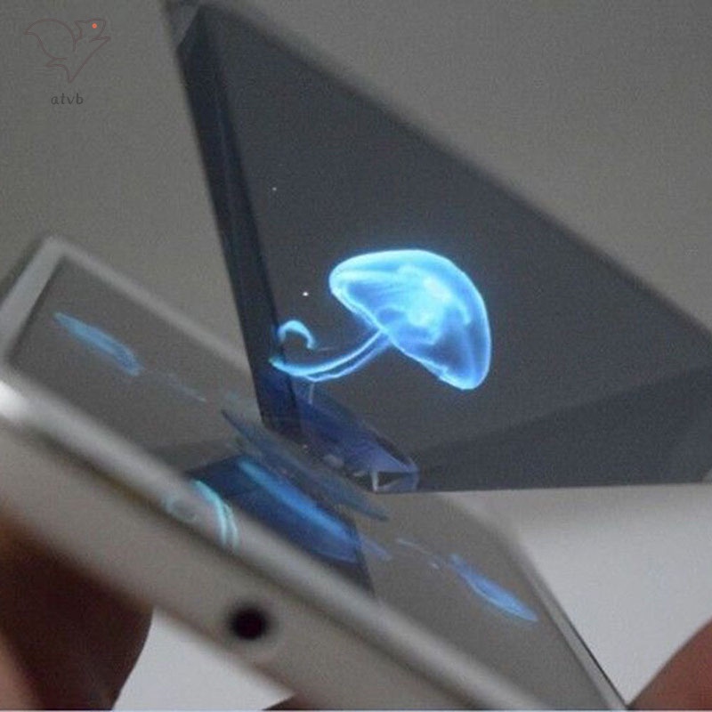 Giá Đỡ Điện Thoại / Máy Chiếu Hình Kim Tự Tháp 3D Hologram Thông Dụng