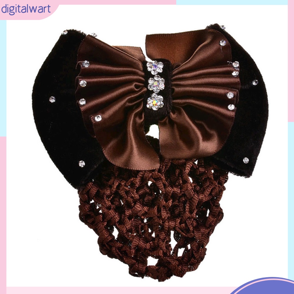 Kẹp Tóc Nơ Đính Đá Thời Trang Cho Nữ