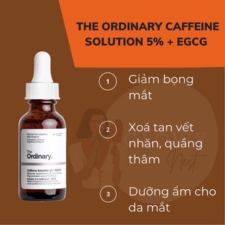 Serum mắt Caffeine Solution 5% + EGCG - The Ordinary