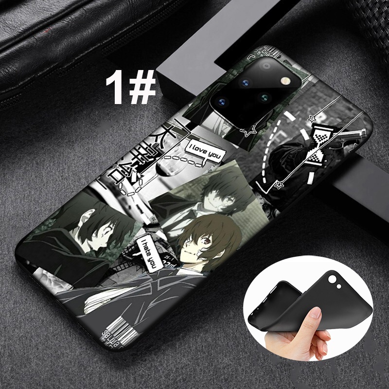 Ốp điện thoại silicone mềm họa tiết Bungou Stray Dogs cho iPhone 7 8 7+ 8+ 6+ 6S+ XR XS Max 5 5s 9LQ