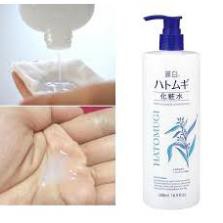 Toner trắng da Reihaku Hatomugi 500mlCHÍNH HÃNG Dưỡng ẩm phòng chống khô ráp, nứt nẻ, cho da mịn màng, mềm mại