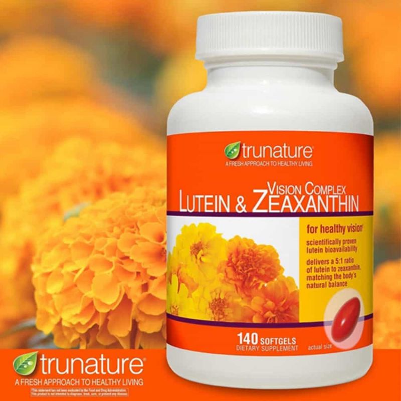 Viên uống bổ mắt trunature Vision Complex Lutein &amp; Zeaxanthin - Hộp 140 viên