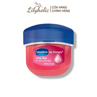 Sáp dưỡng môi Vaseline Lip Therapy Rosy mềm mịn chống khô nứt, thâm môi dạng hũ 7gram