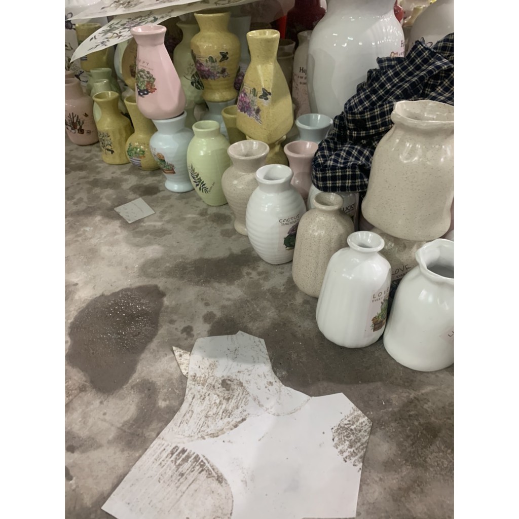 100k/3 chiếc  Bình hoa mini hàng đẹp gốm Bát Tràng DECOR, GIAO MÀU NGẪU NHIÊN