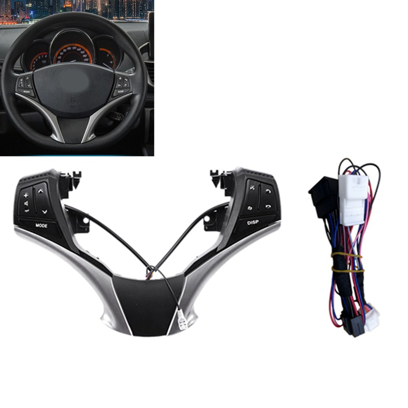 Công Tắc Điều Khiển Âm Thanh Gắn Vô Lăng Xe Hơi Toyota Yaris 2013-2016 84250-0D120
