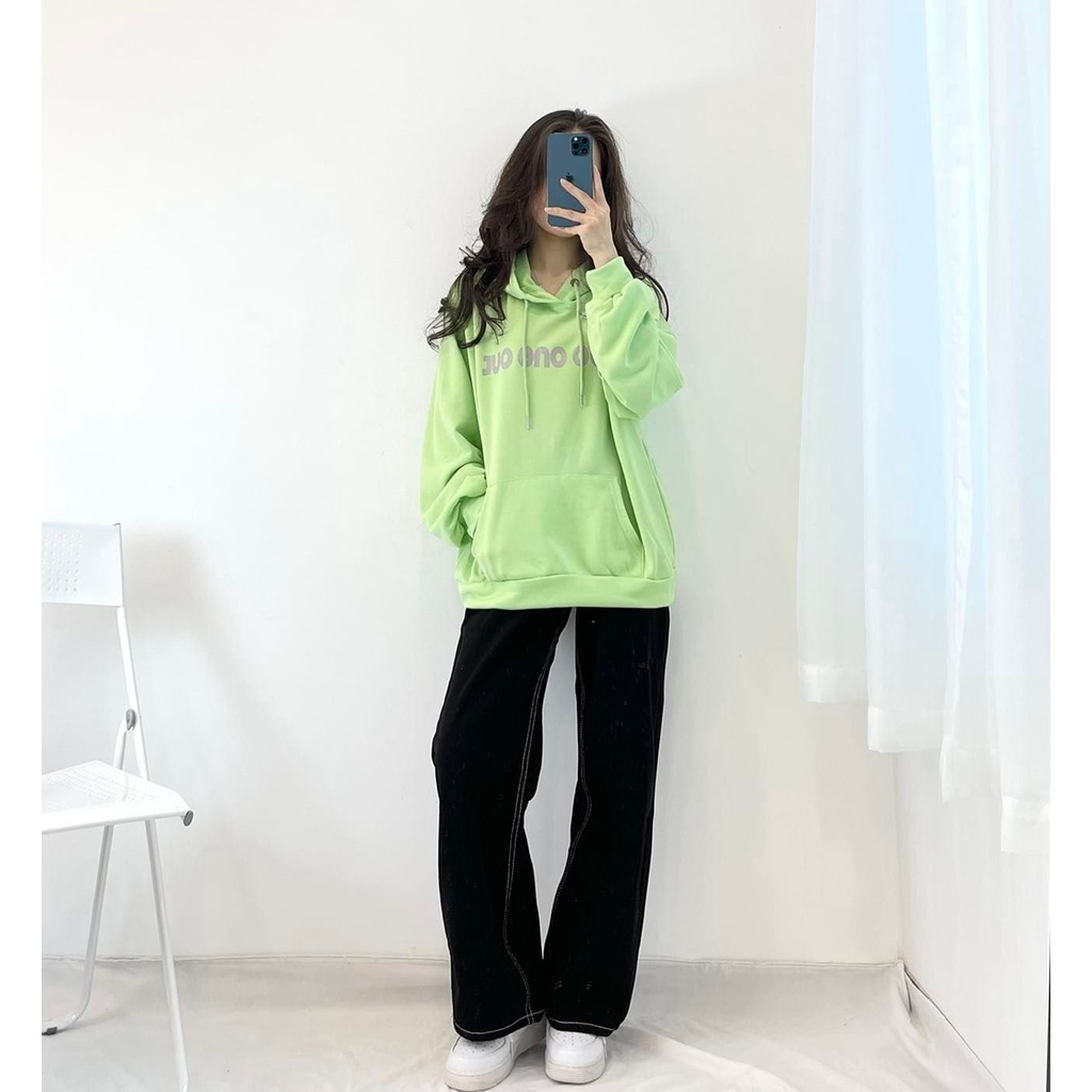 Áo hoodie da cá chữ ngực  thời trang Miho house