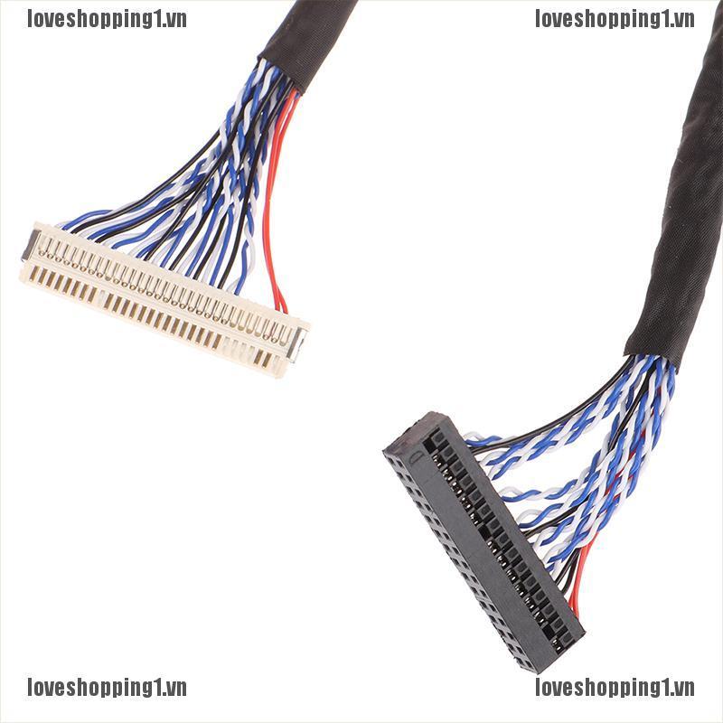 Dây Cáp LVDS Cố Định-30P-S6 30pin 2 ch 6-bit dual 6bit Màn Hình LCD