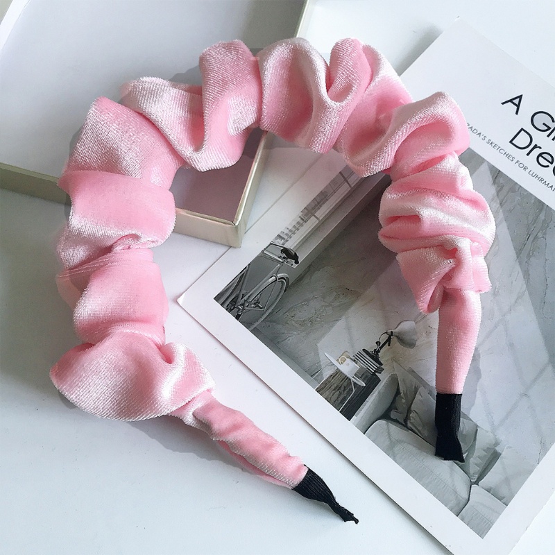 Băng Đô Cài Tóc Vải Nhung Phong Cách Vintage Thập Niên 90