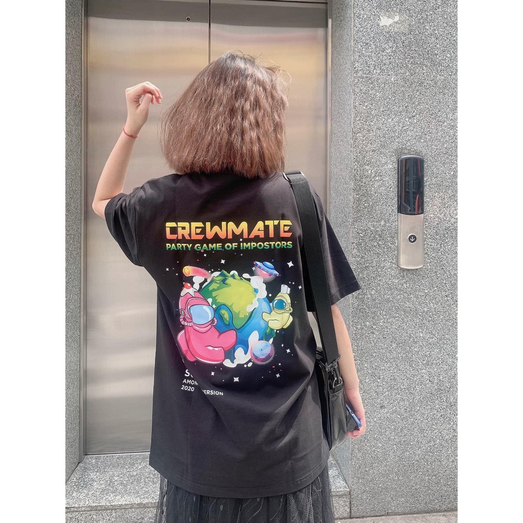 [Mã FAMALLT5 giảm 15% đơn 150K] Áo thun tay lỡ Among Us 2020 SGES Streetstyle | BigBuy360 - bigbuy360.vn