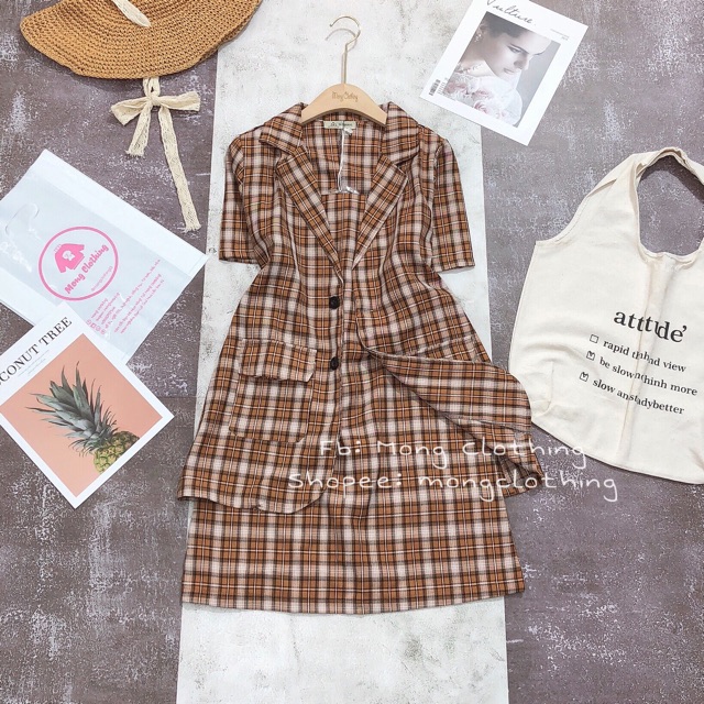 Set 2 món (áo vest + váy) | BigBuy360 - bigbuy360.vn