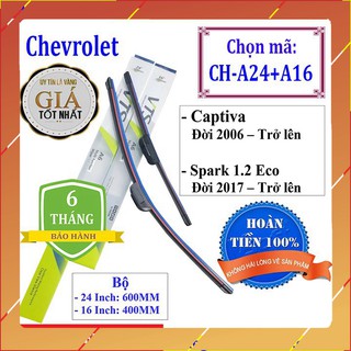 Bộ 2 thanh gạt nước mưa ô tô Chevrolet, Daewoo Captiva/ Spark - Và các dòng xe khác của Chevrolet, Daewoo S1
