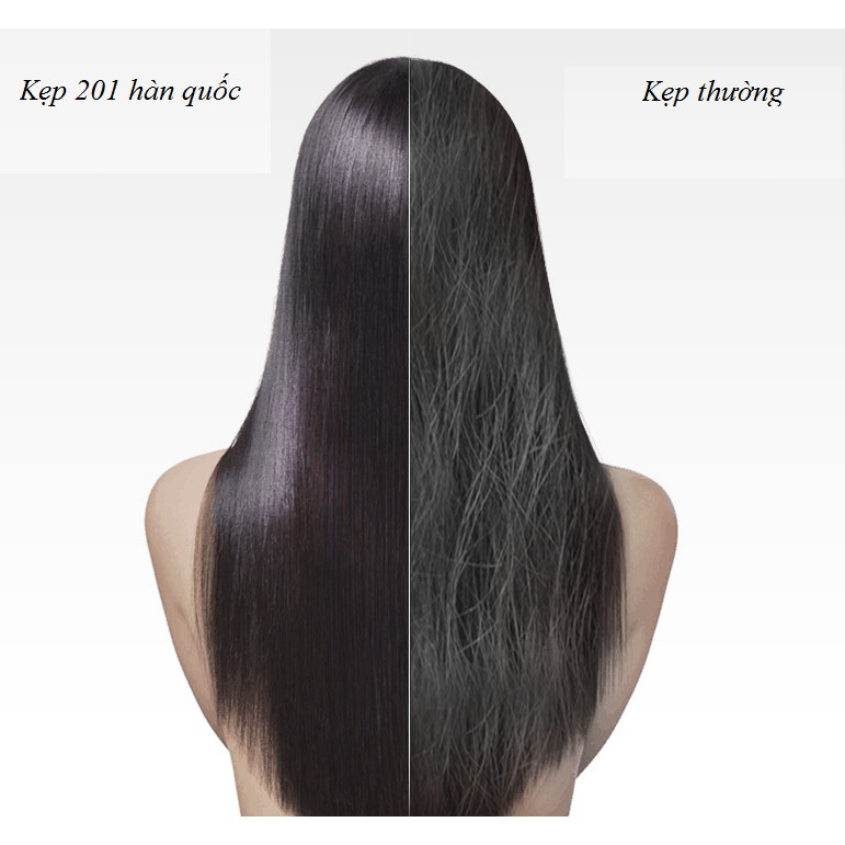 Máy duỗi tóc, máy kẹp tóc chỉnh nhiệt Hàn Quốc cao cấp SH201 Duỗi, Uốn, Cúp Tặng kèm kẹp vịt chia tóc | BigBuy360 - bigbuy360.vn