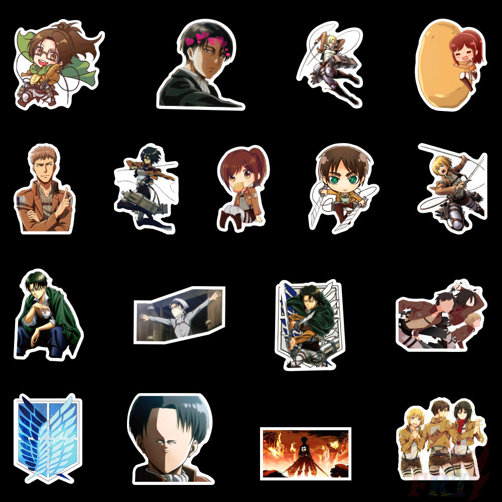 Set 50 Miếng Dán Phim Attack On Titan Series 03