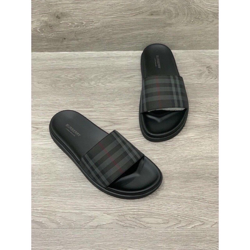 Dép da quai ngang nam B.U.BE cao cấp