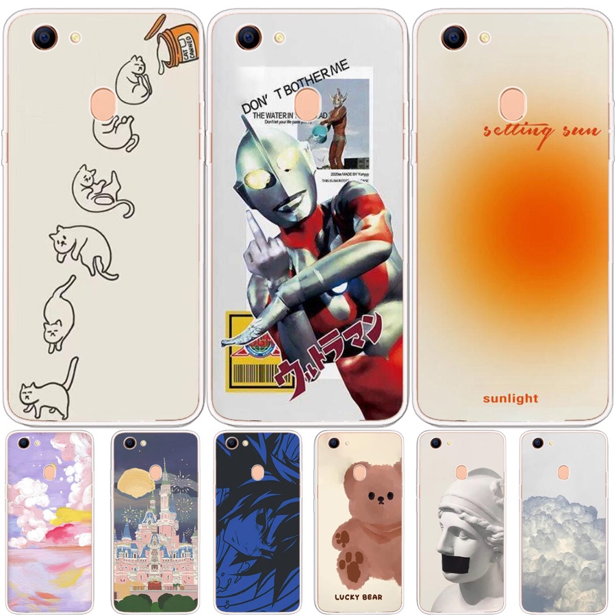 Ốp Lưng TPU silicone Cho Oppo F3 Plus F5 F7 F7 youth F9 F9 Pro