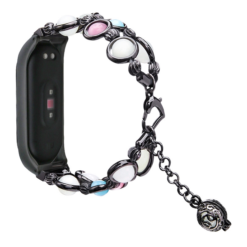 Vòng Tay Chuỗi Hạt Phát Sáng Cho Xiaomi Bracelet 3 / 4