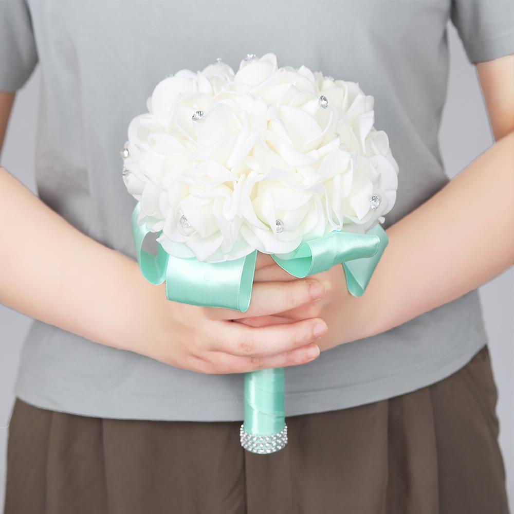LANSEL Bó Hoa Giả Bằng Lụa Chất Lượng Cao Dùng Trang Trí Tiệc Cưới