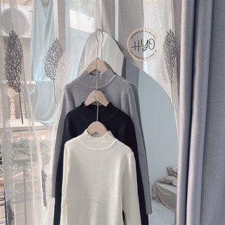 Áo len nữ cổ cao 3 phân, vải len tăm lông cừu dày giữ nhiệt Quảng Châu ATD-1