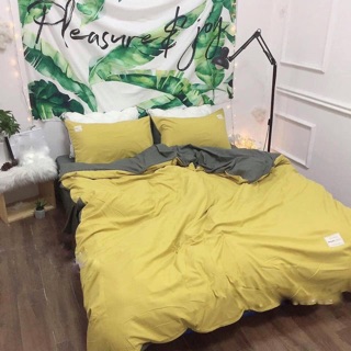 Bộ chăn ga gối cotton tici cao cấp