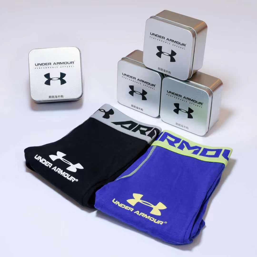 UNDER ARMOUR Quần Lót Boxer Cotton Thoáng Khí Cho Nam