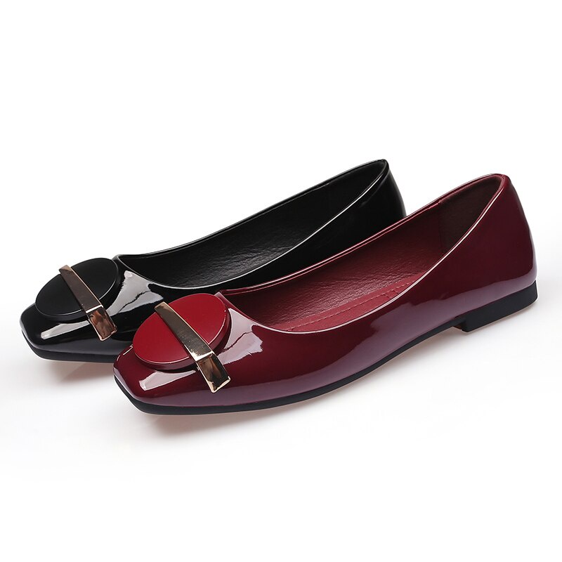 Giày Búp Bê Mũi Vuông Thời Trang Nữ