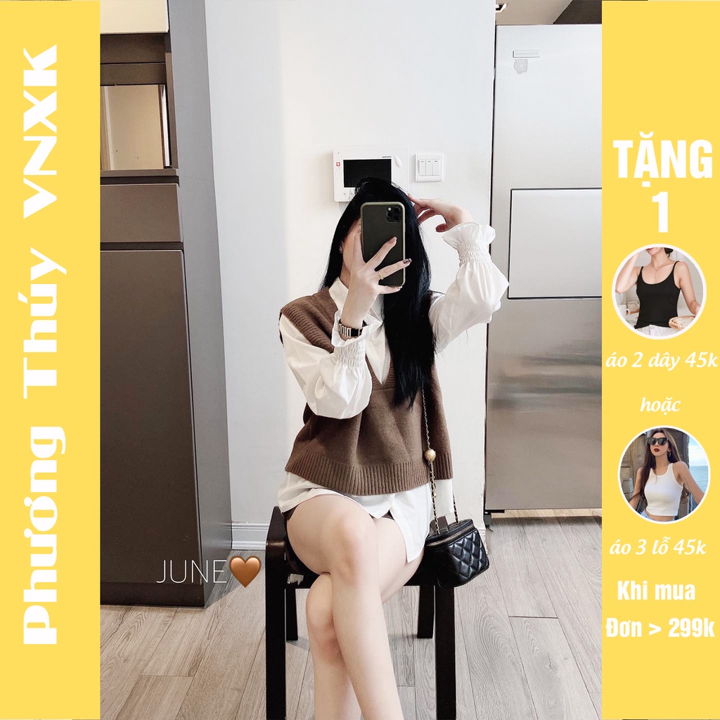 Áo sơ mi nữ PHƯƠNG THÚY VNXK cao cấp - áo sơ mi trắng nữ dáng basic dễ phối đồ phong cách Hàn Quốc | BigBuy360 - bigbuy360.vn