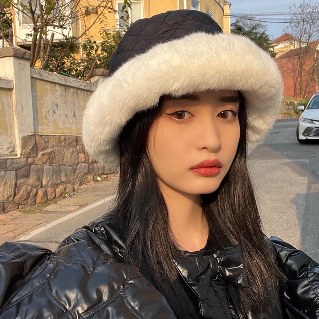 Mũ giữ ấm MG STUDIO vải bông dành cho mùa đông 3 màu sắc lựa chọn