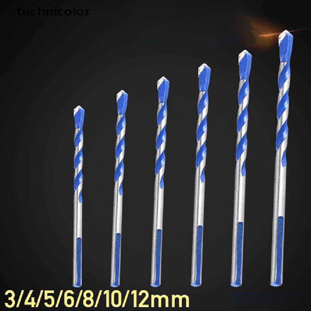 1 Mũi Khoan Xoắn Chất Lượng Cao Màu Xanh Dương Kích Thước 3mm Đến 12Mm Đa Chức Năng