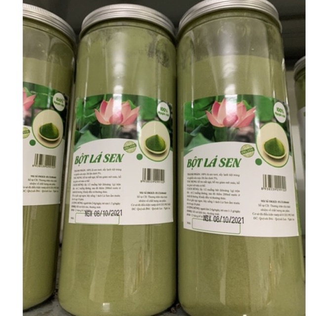 Bột lá sen hộp 500g nguyên chất