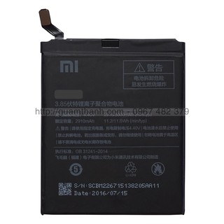 Pin xiaomi mi 5 mi5 dung lượng 3000mah zin máy
