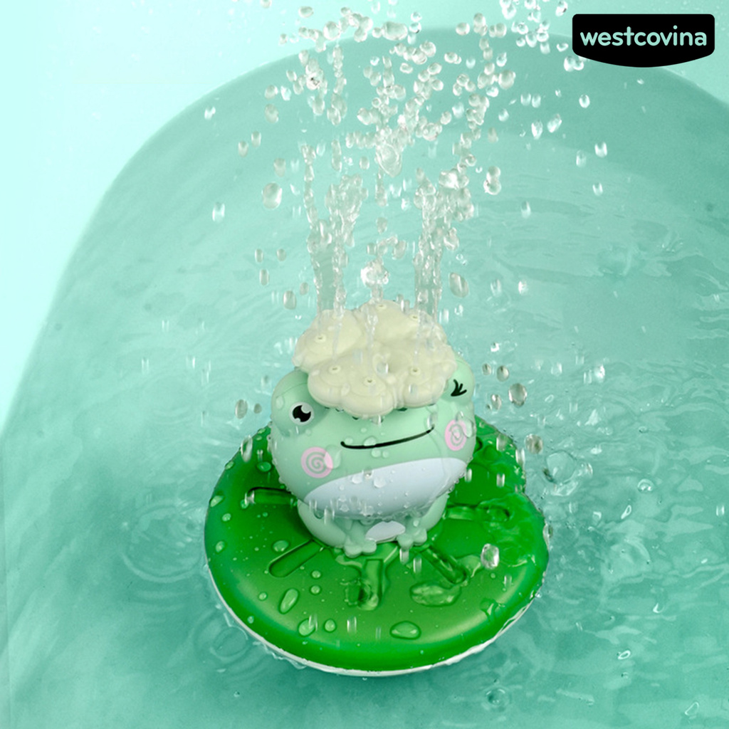 Phương Tây♋Đồ Chơi Xịt Nước Hình Chú Ếch Hoạt Hình Đáng Yêu Cho Bé Khi Tắm