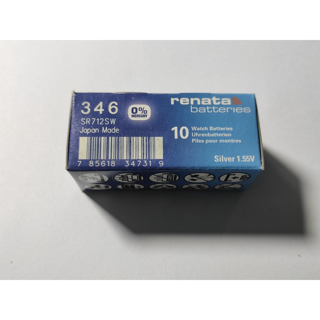 1 Viên Pin Đồng Hồ Renata Thụy Sĩ SR712SW / 346 Loại Tốt