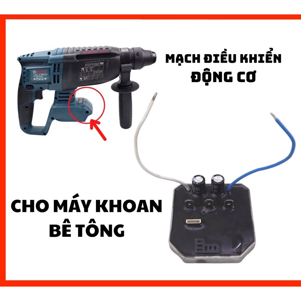 Mạch máy khoan bê tông pin