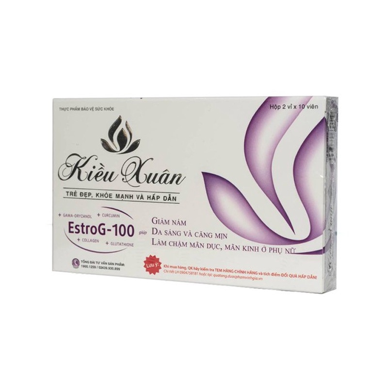 Viên Uống Tăng Cường Nội Tiết KIỀU XUÂN Bổ Sung Collagen