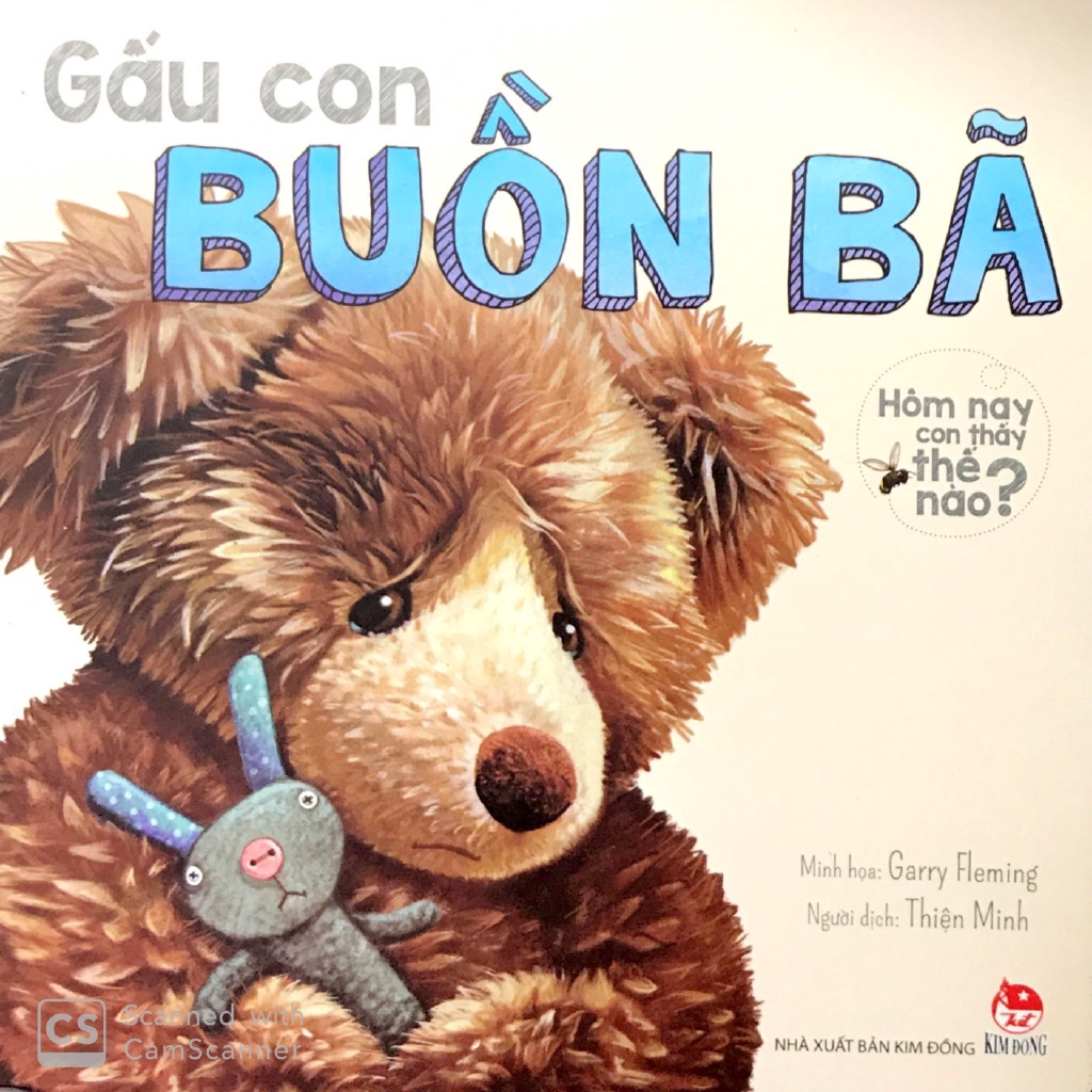 Sách - Hôm Nay Con Thấy Thế Nào? Gấu Con Buồn Bã