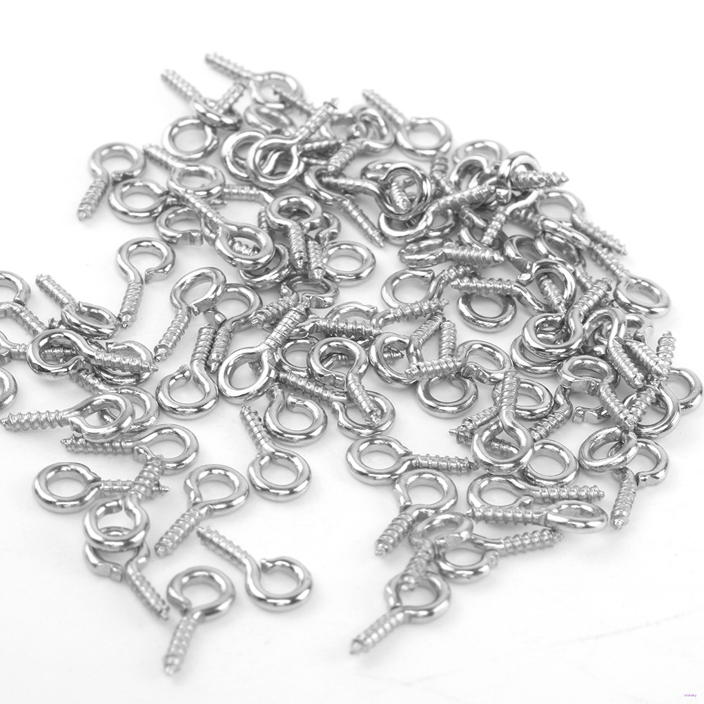 100 Con Mắt Bằng Nhựa 10mm Dùng Làm Đồ Trang Sức