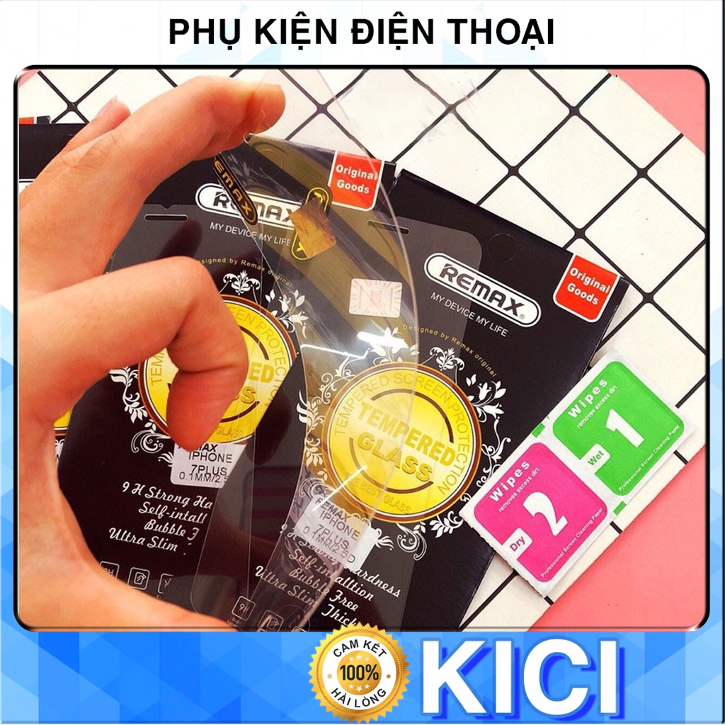 Kính Cường Lực Iphone Remax Xịn 0.1mm. 6/6plus/6s/6splus/7/7plus/8/8plus/x/xr/xs/11/12/pro/max/promax/13promax KICI SHOP