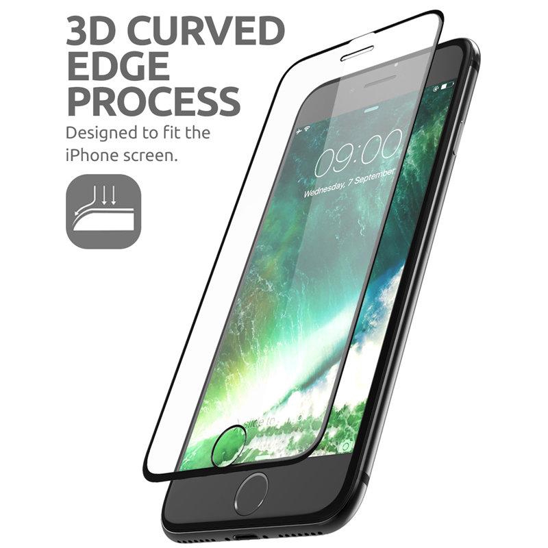 Kính Cường Lực Bảo Vệ Màn Hình Viền Cong 3D Supcase Cho iPhone 7/ 8 4.7 Inch