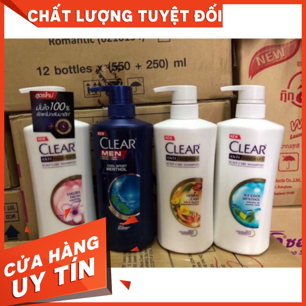 [Clear Thái] -  Dầu gội đầu Clear Bạc Hà nhập khẩu thái lan 480ml (giá sỉ sll)  - Store Chính Hãng