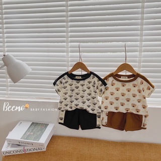 Bộ quần áo cộc tay họa tiết gấu Koala cho bé trai, gái Beemo, Chất liệu cotton mềm mịn, 2 màu xinh xắn B152