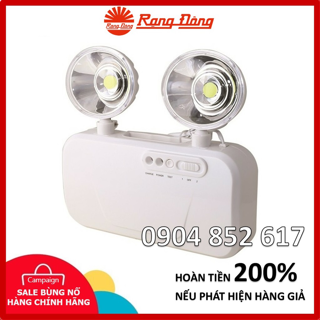 Đèn LED sự cố Khẩn cấp 10W Rạng Đông D KC02/10W, 6h sử dụng liên tục