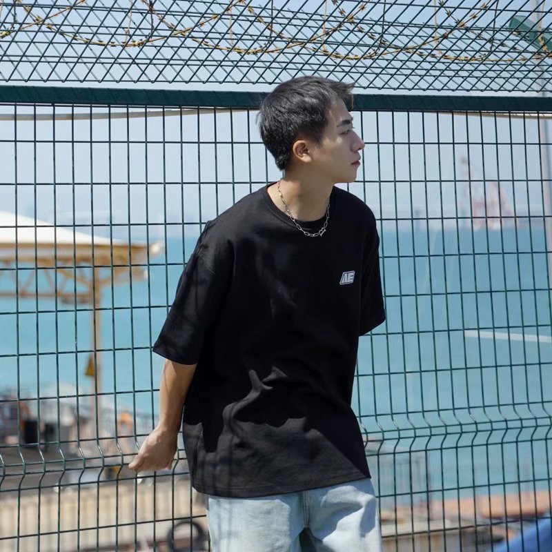 Áo Thun Tay Ngắn Dáng Rộng In Chữ Thời Trang Mùa Hè Cho Nam Size M-5XL