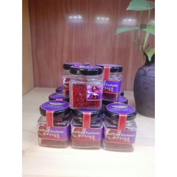 Nhụy Hoa Nghệ Tây SAFFRON KASHMIR Loại Thượng Hạng Giúp Trẻ Hoá, Giữ Gìn Tuổi Thanh Xuân 1Gram [Date