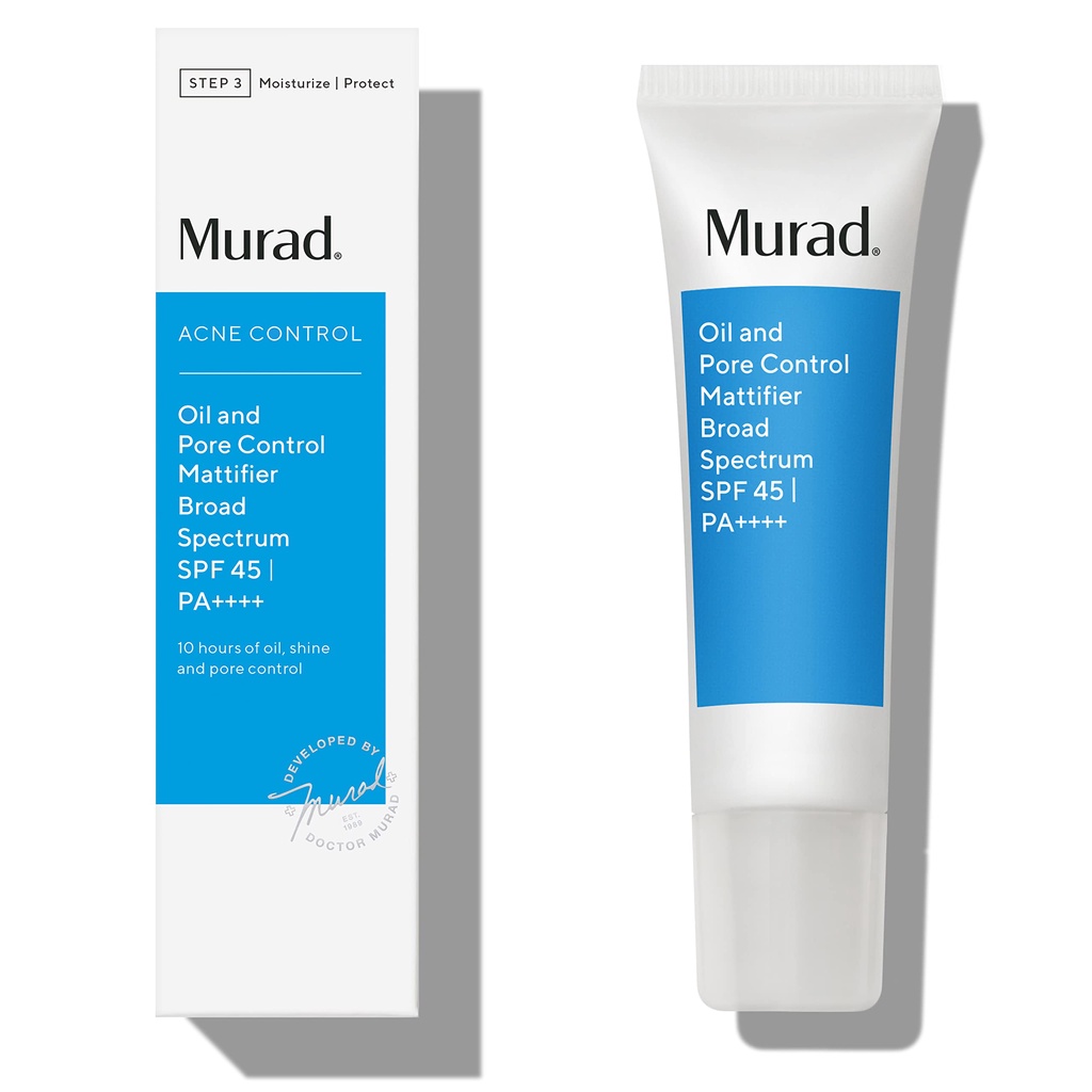 Kem Chống Nắng Kiềm Dầu, Mỏng Nhẹ Murad Oil and Pore Control Mattifier Broad Spectrum SPF 45 | PA+++