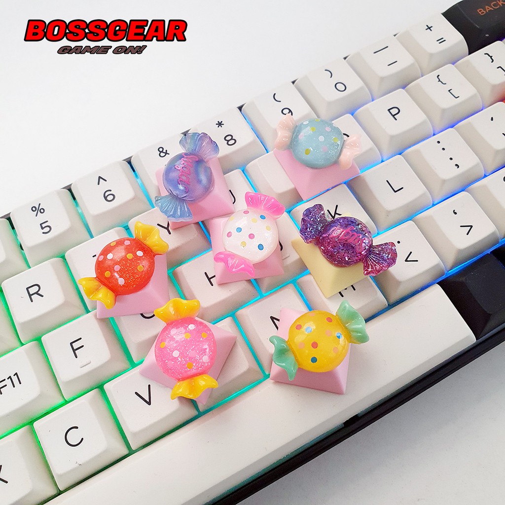 Keycap lẻ hình Kẹo ngọt siêu dễ thương Keycap Candy Keycap Artisan