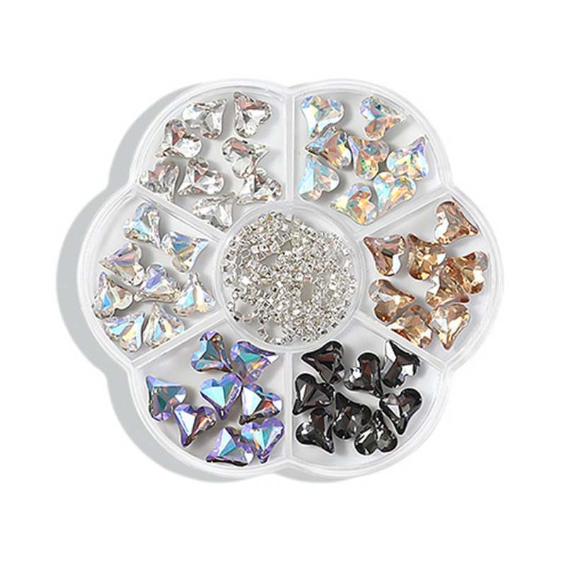 Hộp 7 Ngăn Đựng Phụ Kiện Trang Trí Móng Tay Nghệ Thuật