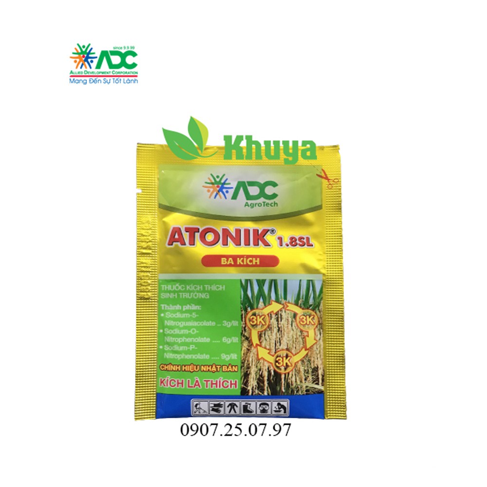 Kích thích tăng trưởng ADC ATONIK 1.8SL BA KÍCH gói 15ml Kích Là Thích