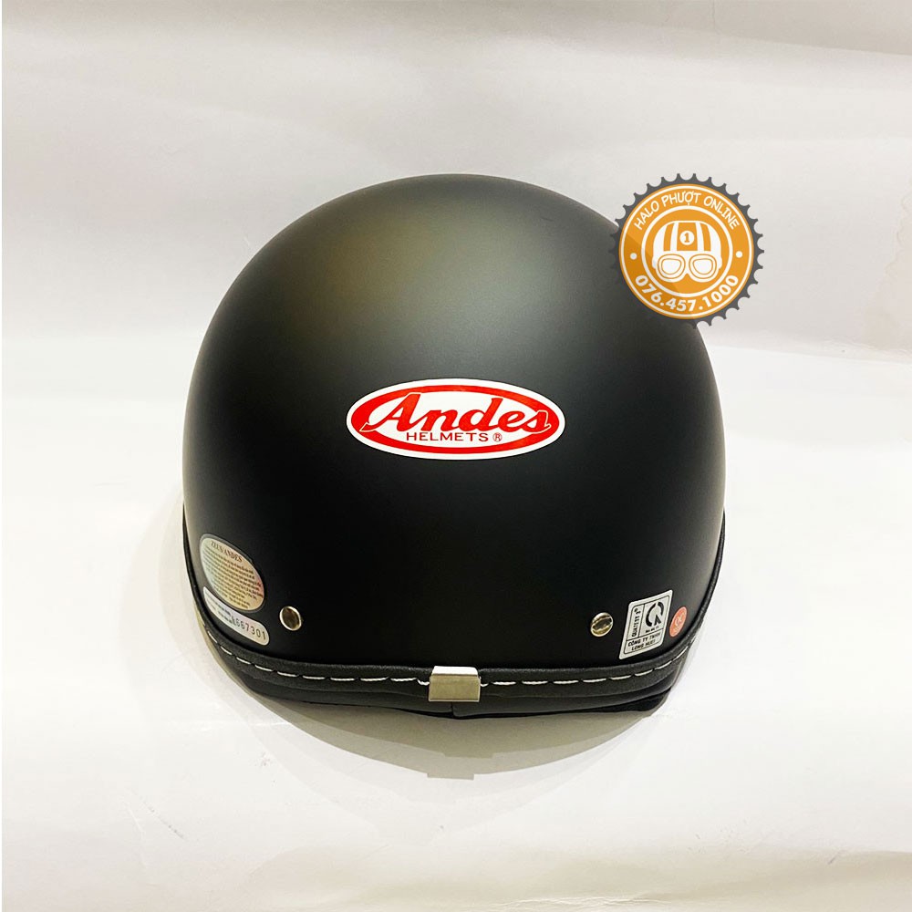 Nón bảo hiểm nửa đầu ANDES 181 có kính
